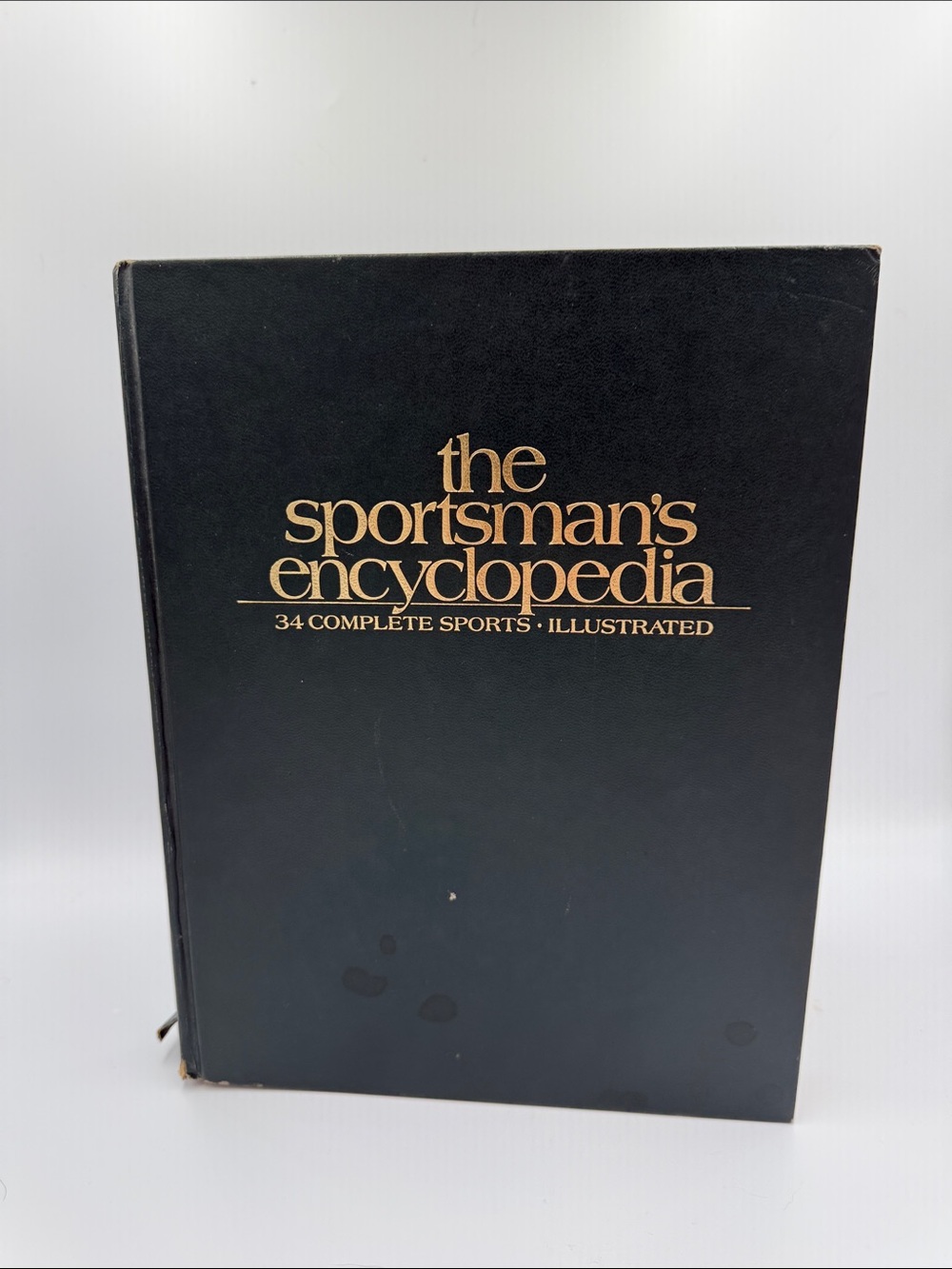 Vintage Sports Illustrated  Black and Gold Hardcover Sports Encyclopedia
